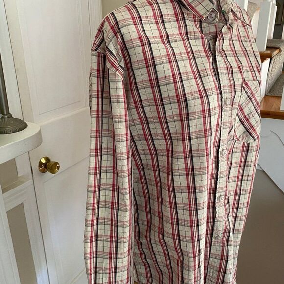 Hurley Plaid Long Sleeve Shirt SZ L NWOT - Picture 6 of 10